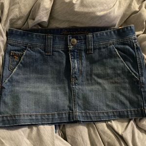 NWT y2k denim mini skirt